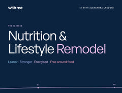 16-week Nutrition & Lifestyle Remodel